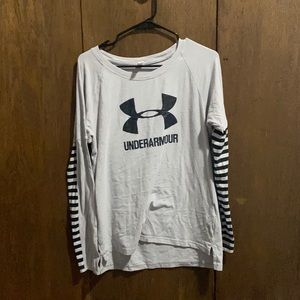 Under Armour Gray and Black long sleeve
